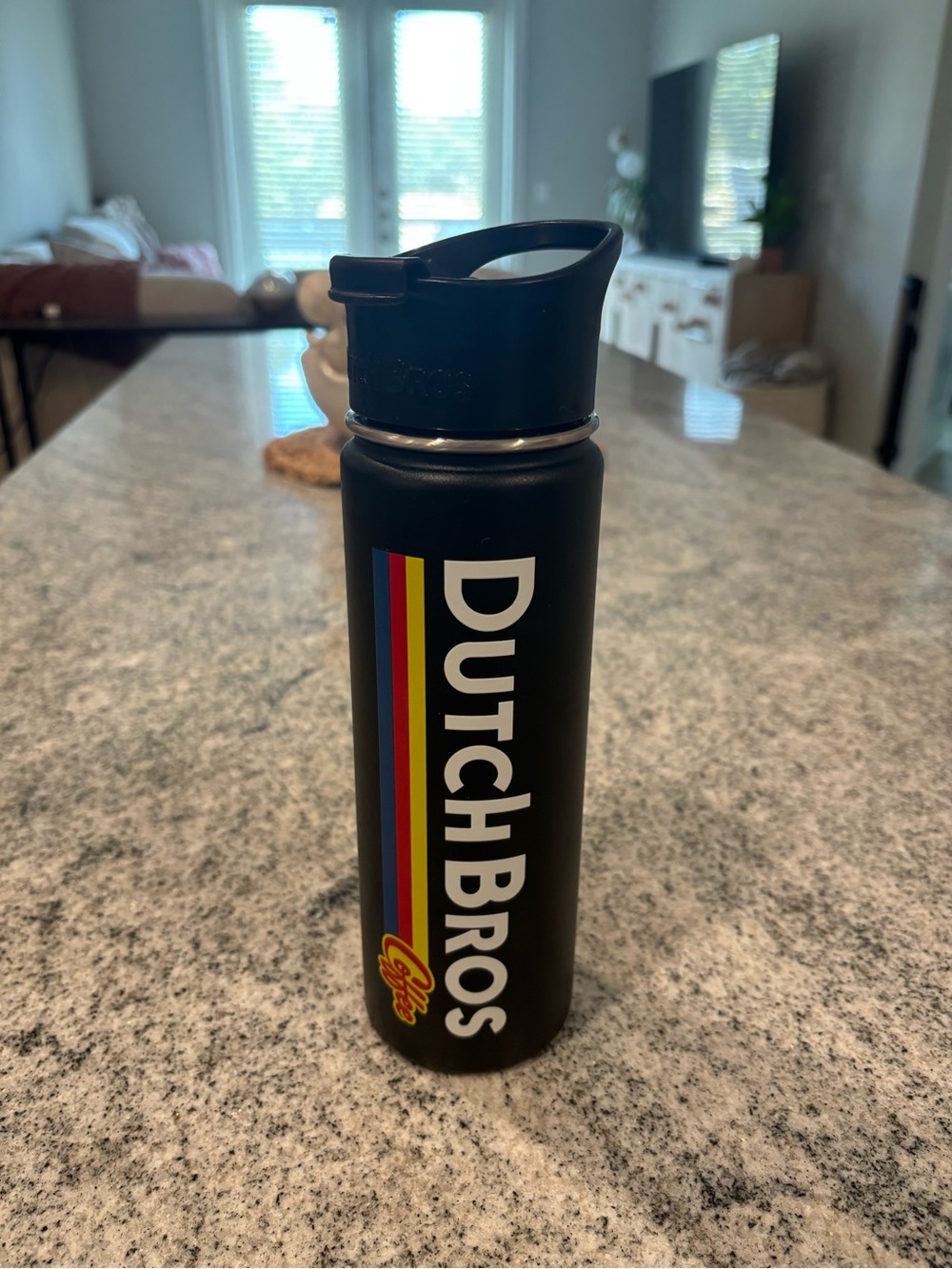 dutch bros metal water bottle